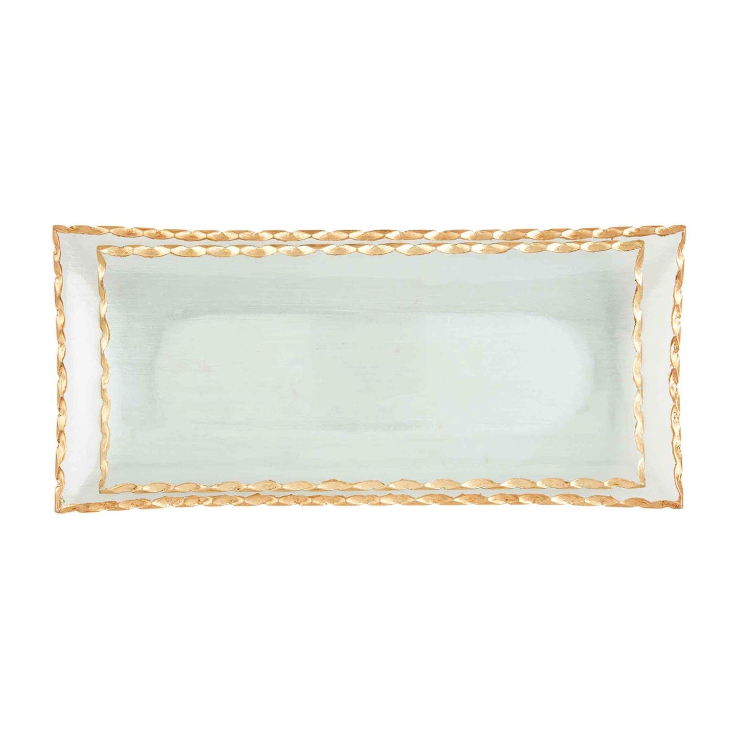 Gold Edge Tray: