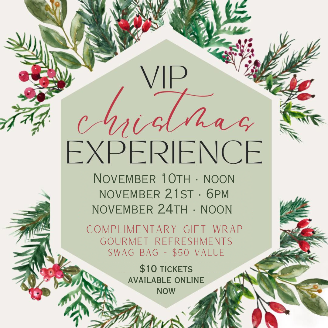 VIP Shopping #1: November 10th @ 12pm