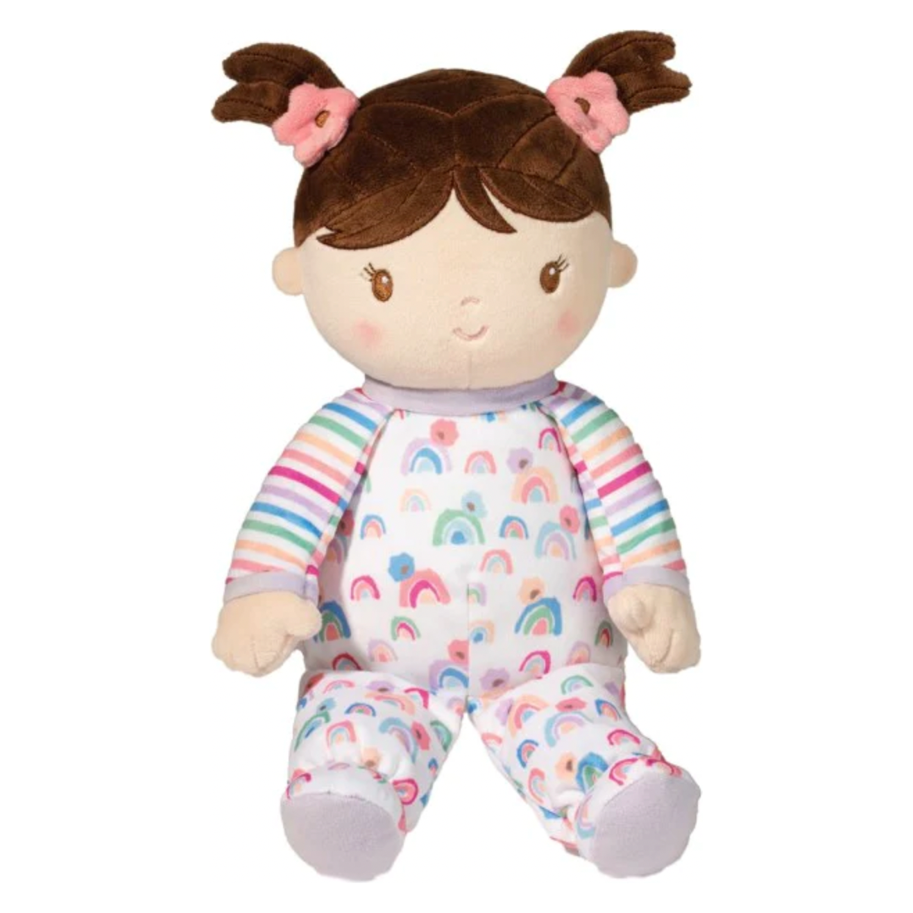 Isabelle: Rainbow Stripe Plush Doll