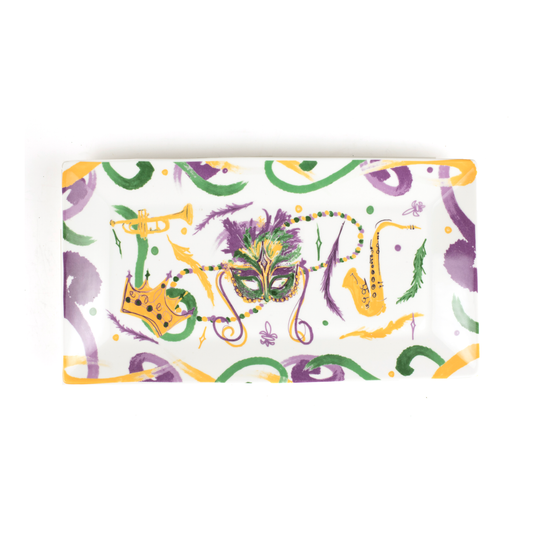 Mardi Gras Mask Platter