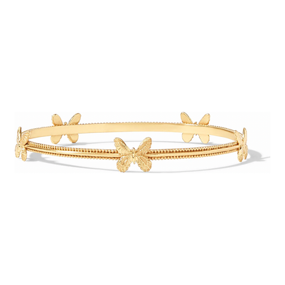 Butterfly Bangle - Gold - Small