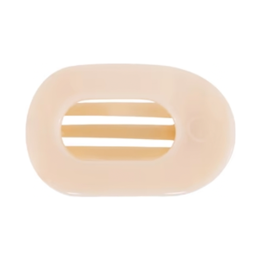 Almond Beige Flat Clip: Medium