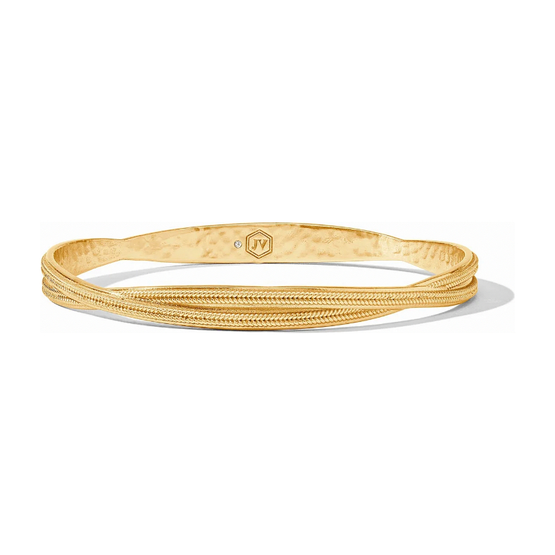 Cheval Twist Bangle - Gold - M