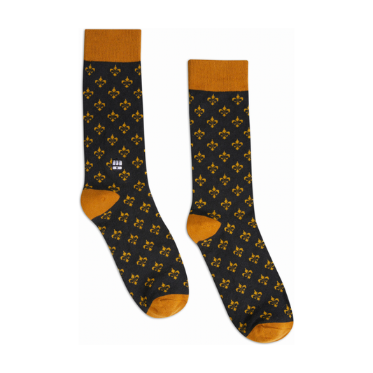 Bonfolk: Fleur de Lis Socks