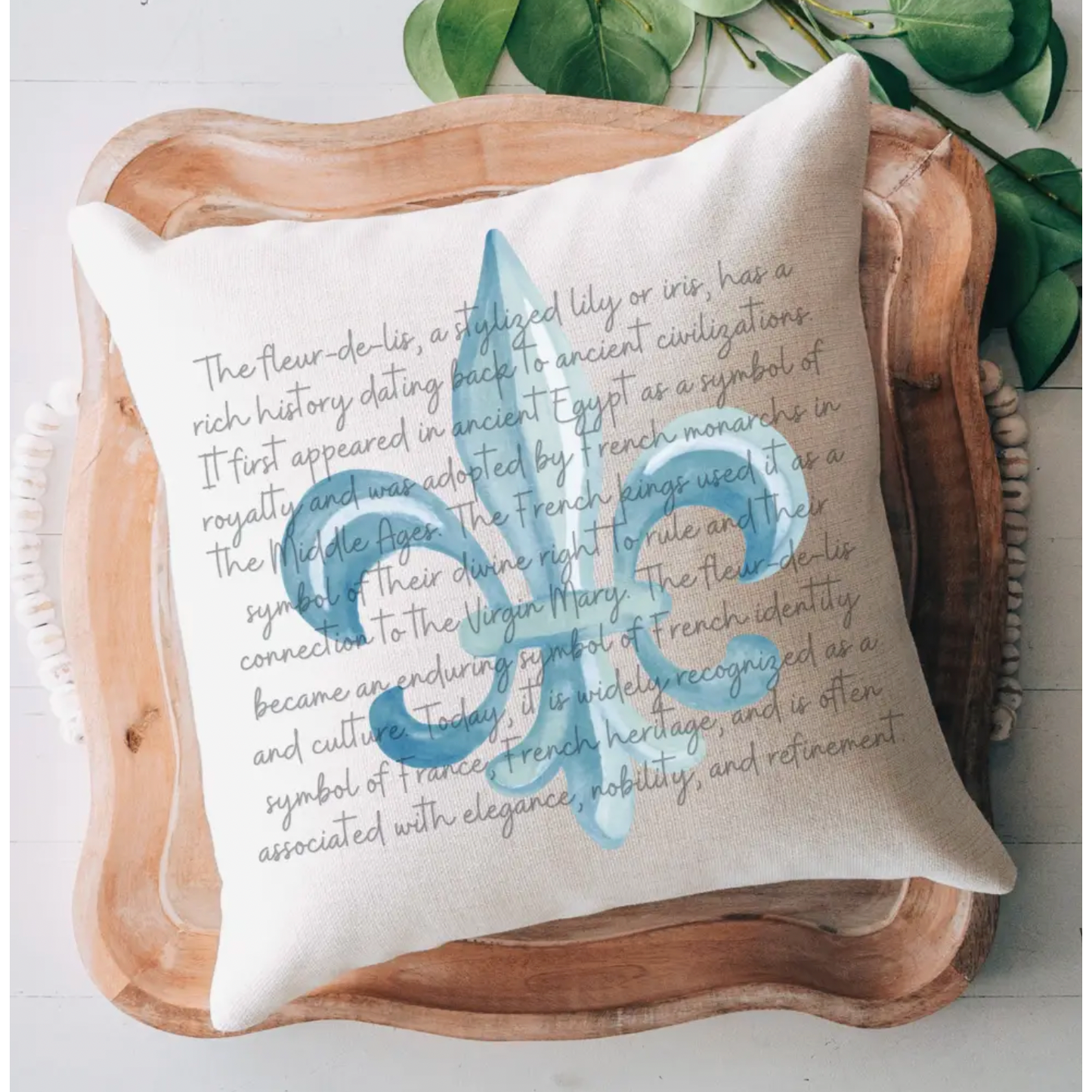 Fleur de Lis Pillow