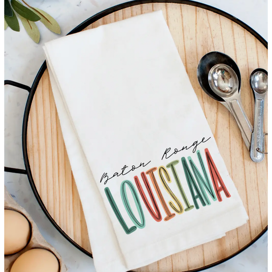 Lively Louisiana Towel