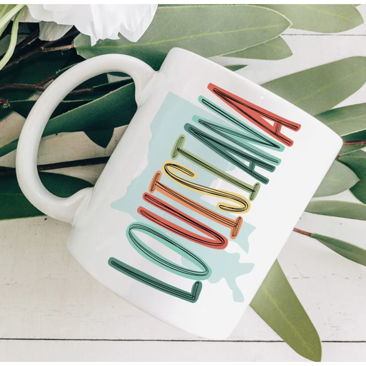 Lively Louisiana Coffee Mug