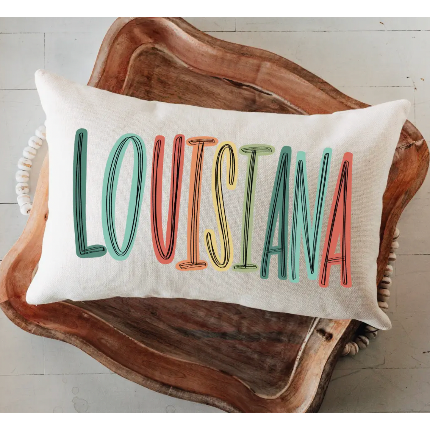 Lively Louisiana Lumbar Pillow