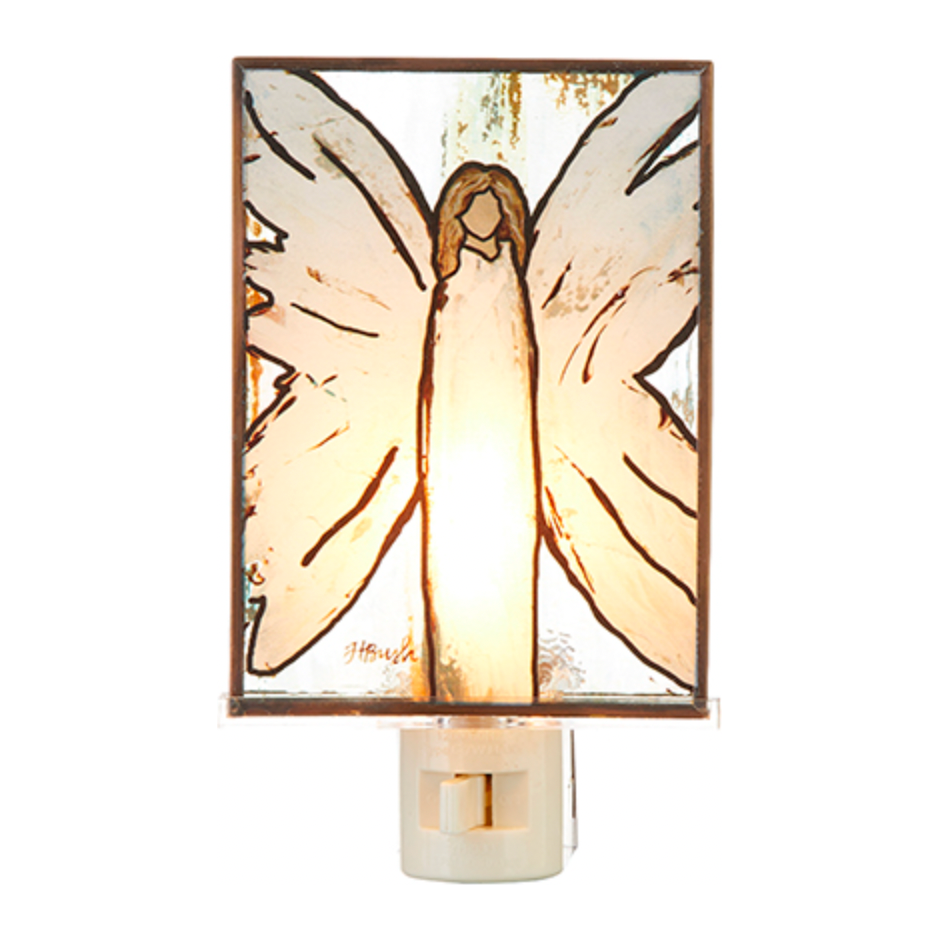 Stained Glass Angel Night Light