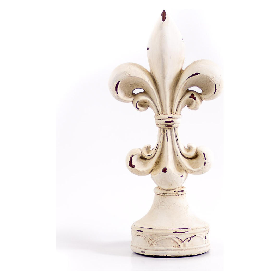 Bastia Fleur de Lis - Antique White