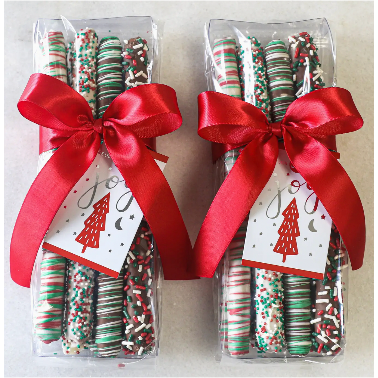 Peppermint Bark Pretzel Rods