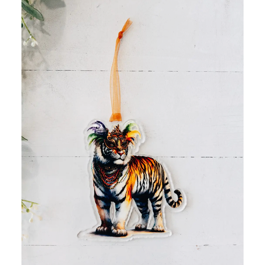 Mardi Gras Tiger Ornament