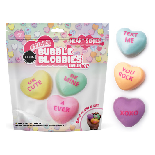 Sticky Blobbies - Conversation Hearts