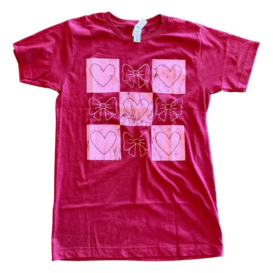 Valentine Checkered Tee