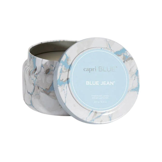 Blue Jean Marble Travel Tin - 8.5oz