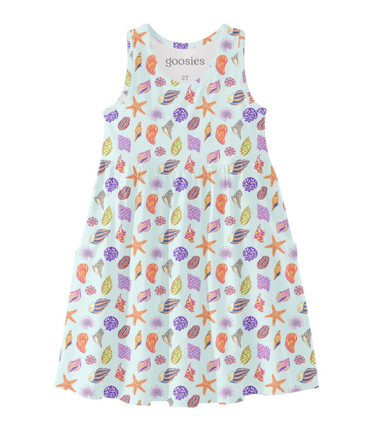 Seashells Sleeveless Dress: