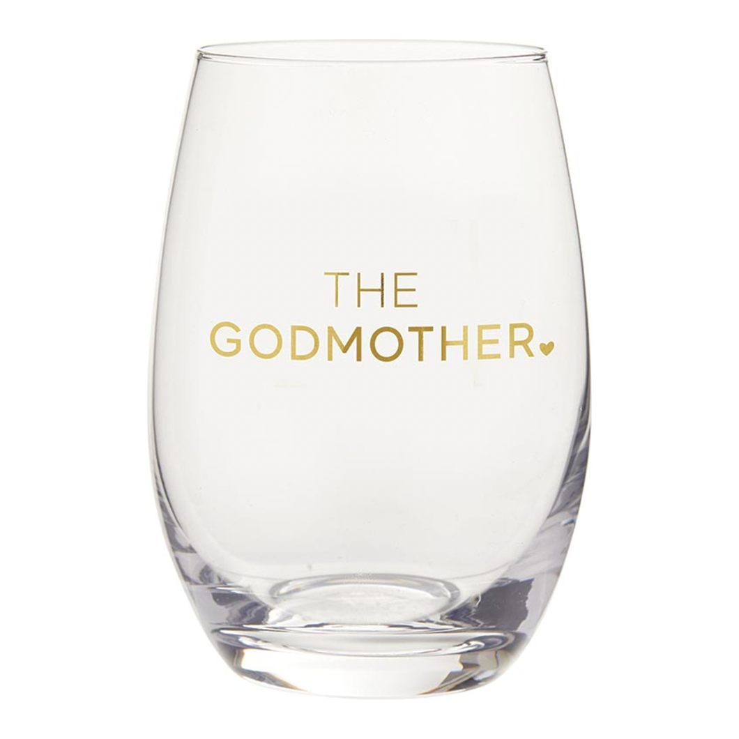 The Godmother Wine Glass