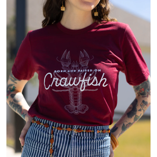 Born & Raised Crawfish Tee: