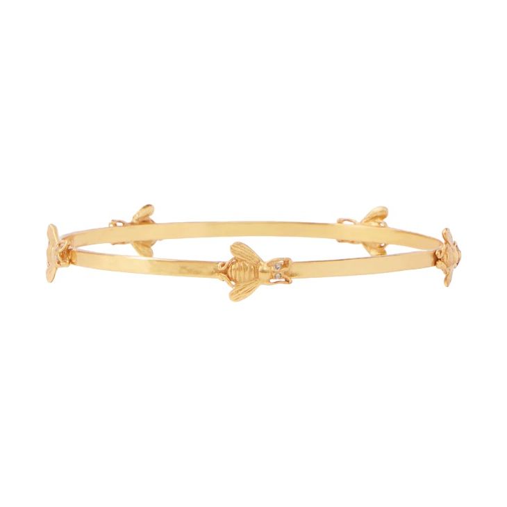 Bee Bangle - Gold - Small