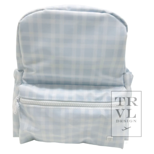 Trvl Mini Backer - Pimlico Plaid Blue