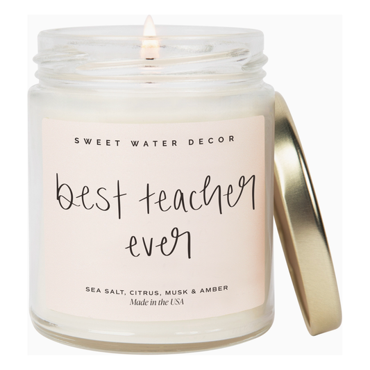 Best Teacher Ever - 9oz Soy Candle