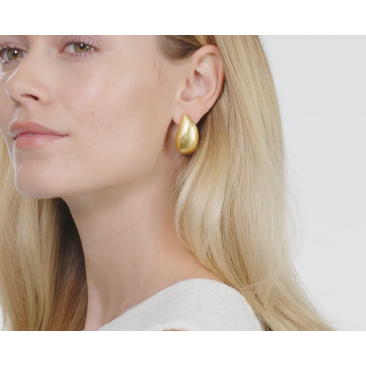 Wave Earring - Gold - Small