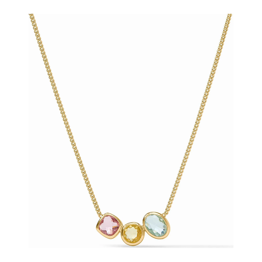 Kaleidoscope Delicate Necklace - Multi Stone