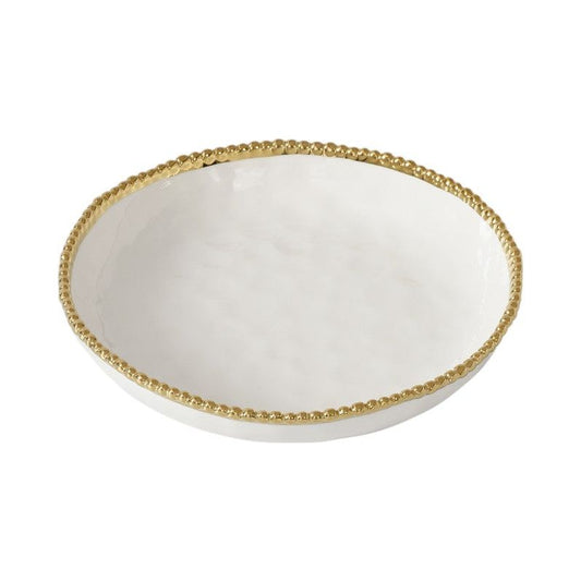 Golden Salerno - Medium Shallow Bowl