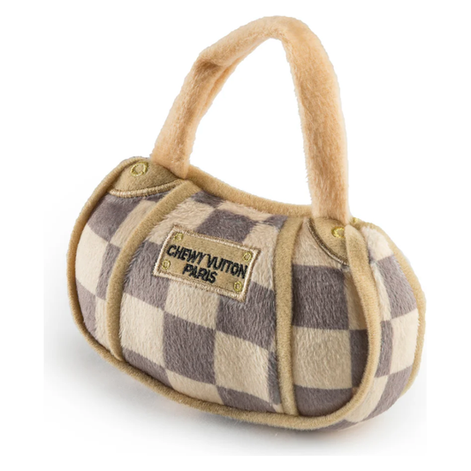 Chewy Vuitton Checker Handbag - Small