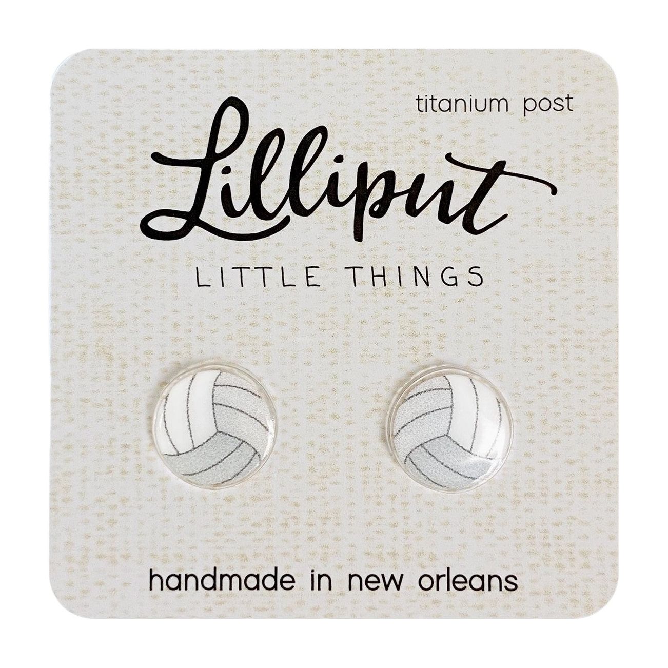 Lilliput Earrings - Volleyball