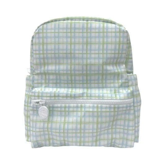 Trvl Mini Backer - Classic Plaid: Green