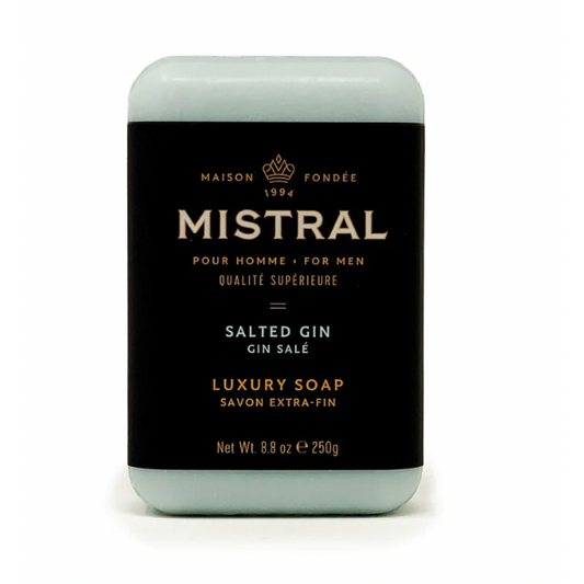 Mistral Men's Soap - Salted Gin